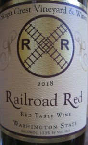 Skagit Crest Vineyard & Winery Railroad Red 