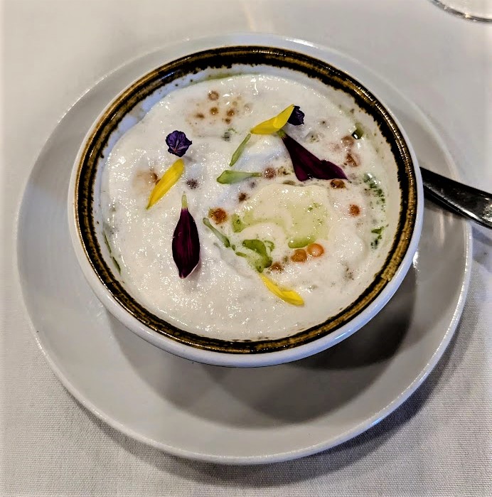 Roes and Rose course, Barking Frog Woodinville Secret Supper, March 2023