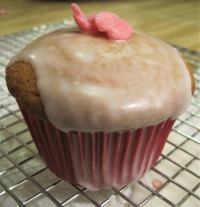 Sparkling Rose Cake with Candied Rose Petals