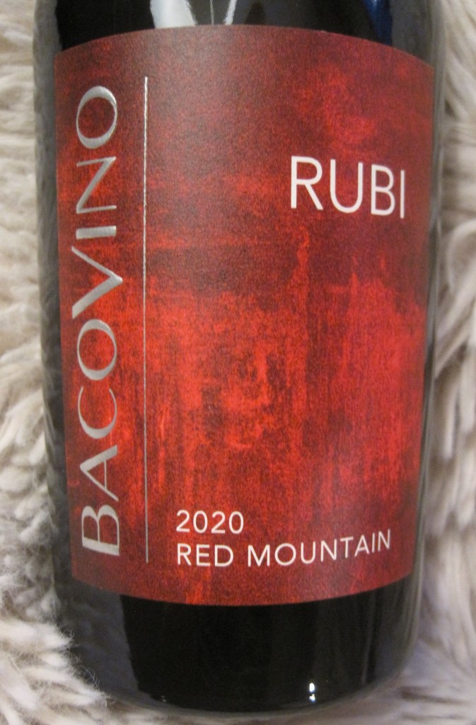 Bacovino Rubi 2020 Red Mountain
